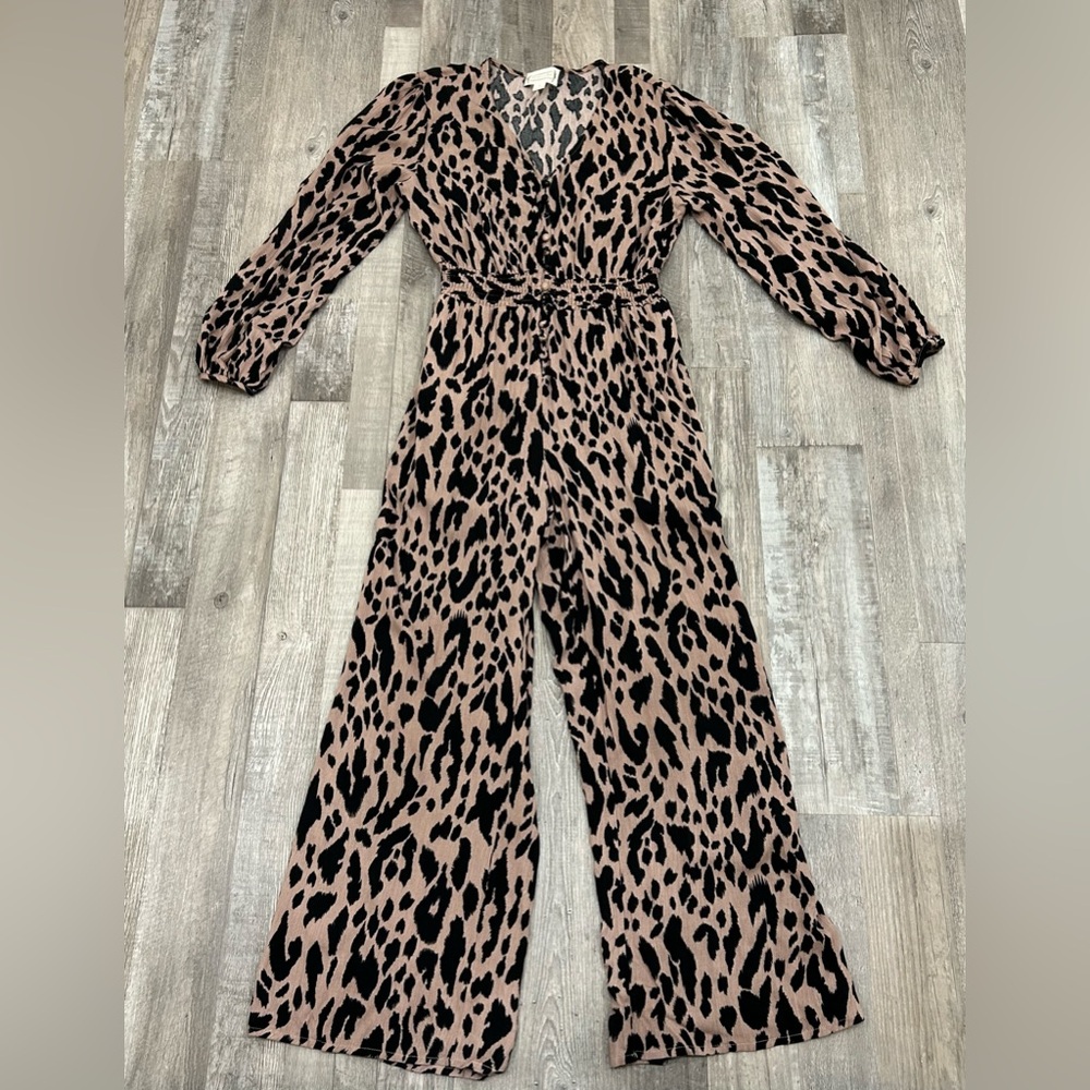 Loveriche Animal Print Jumpsuit